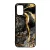 Luxury Golden Black marvanyos marvany mintas Samsung Galaxy A02s tok