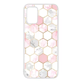 Geometric Rose Gold marvanyos marvany mintas Samsung Galaxy A02s tok