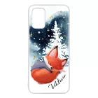Tündéri róka - Téli mintás Samsung Galaxy A02s tok