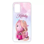 Unikornis és kávé - Téli mintás Samsung Galaxy A02s tok