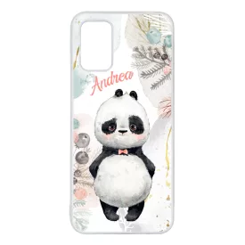 Édes kis Panda - Téli mintás Samsung Galaxy A02s tok
