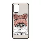 Cuki sapkás cica Samsung Galaxy A02s tok