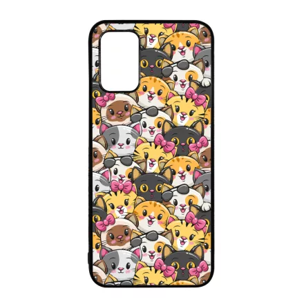 A legcukibb cica mintás Samsung Galaxy A02s tok