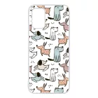 Tündéri rajzolt kutya mintás Samsung Galaxy A02s tok