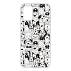 Aranyos kutya mintás Samsung Galaxy A02s tok