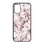 Puderpink tavaszi viragos Samsung Galaxy A02s tok