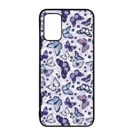 Gyonyoru lila pillangok Samsung Galaxy A02s tok