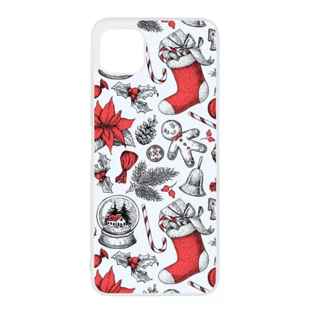 téli karácsonyi mintás textúra Samsung Galaxy A03 tok