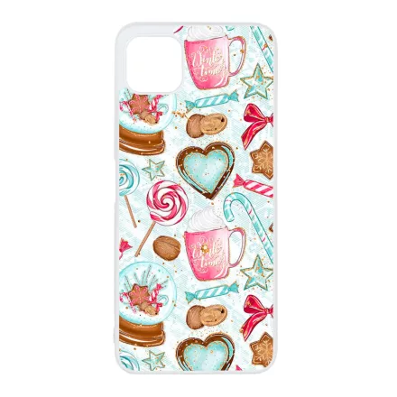 téli karácsonyi csajos mintás Samsung Galaxy A03 tok