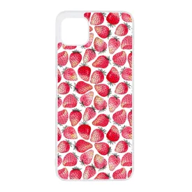 Strawberry BOOM - Eper mintás Samsung Galaxy A03 tok