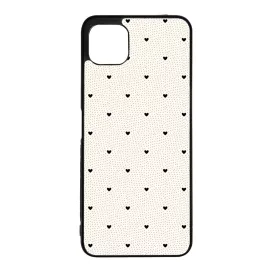 Elegáns szívecskés - CREAM - szives csajos Samsung Galaxy A03 tok