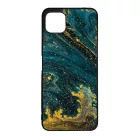 Luxury Blue Aranylo marvany Samsung Galaxy A03 tok