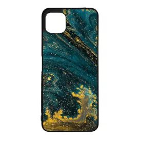 Luxury Blue Aranylo marvany Samsung Galaxy A03 tok