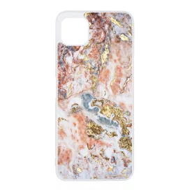 Pinkish and Gold marvanyos marvany mintas Samsung Galaxy A03 tok