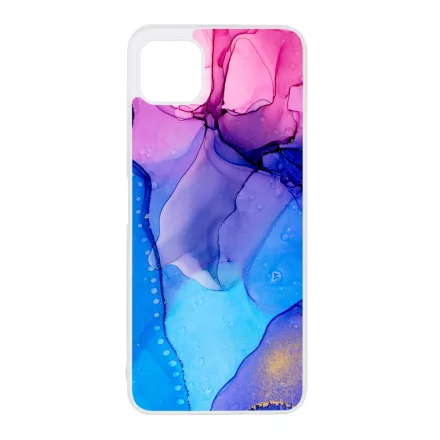 Blue Pink Gradient Ink kek rozsaszin marvanyos Samsung Galaxy A03 tok