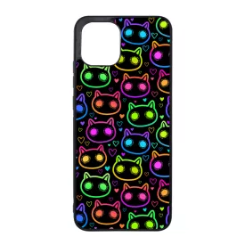 Halloween Macskak - Colored Samsung Galaxy A03 tok