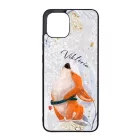 Cuki corgi kutyus - Téli mintás Samsung Galaxy A03 tok