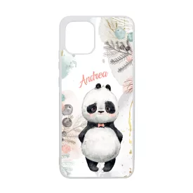 Édes kis Panda - Téli mintás Samsung Galaxy A03 tok