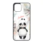 Édes kis Panda - Téli mintás Samsung Galaxy A03 tok