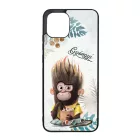 Kávés Maki - Téli mintás Samsung Galaxy A03 tok