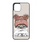 Cuki sapkás cica Samsung Galaxy A03 tok