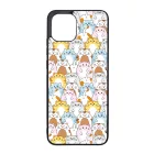 Tündéri Kawaii cica mintás Samsung Galaxy A03 tok