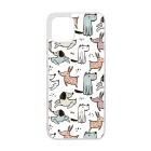 Tündéri rajzolt kutya mintás Samsung Galaxy A03 tok