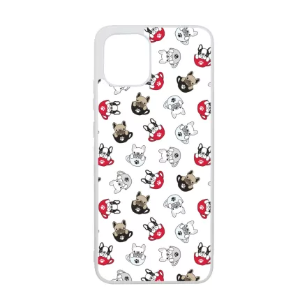 Cuki kávé és kutya mintás Samsung Galaxy A03 tok