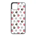 Cuki kávé és kutya mintás Samsung Galaxy A03 tok