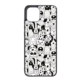 Aranyos kutya mintás Samsung Galaxy A03 tok