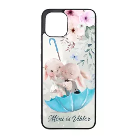 Neves cukisagok kollekcio Esernyos nyuszi szerelem Samsung Galaxy A03 tok