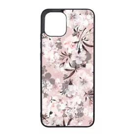 Puderpink tavaszi viragos Samsung Galaxy A03 tok