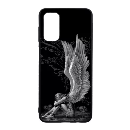 angyal angyalos fekete bukott Samsung Galaxy A04s tok