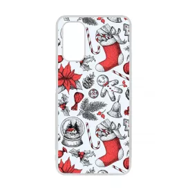 téli karácsonyi mintás textúra Samsung Galaxy A04s tok