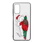 Kérd a neveddel - Lány & Maci - csajos karácsony Samsung Galaxy A04s tok