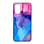 Blue Pink Gradient Ink kek rozsaszin marvanyos Samsung Galaxy A04s tok