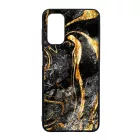 Luxury Golden Black marvanyos marvany mintas Samsung Galaxy A04s tok