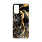 Luxury Golden Black marvanyos marvany mintas Samsung Galaxy A04s tok