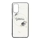 marble marvany mintas Rozsa viragos Samsung Galaxy A04s tok