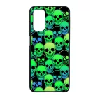 Green Skulls - Halloween Samsung Galaxy A04s tok