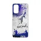 Kerd a neveddel BLUE kezilabda mintas Samsung Galaxy A04s tok