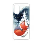 Tündéri róka - Téli mintás Samsung Galaxy A04s tok