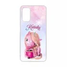 Unikornis és kávé - Téli mintás Samsung Galaxy A04s tok