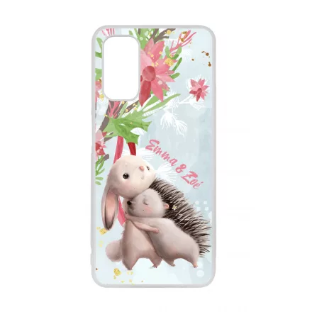 Nyuszi és Süni - Téli mintás Samsung Galaxy A04s tok