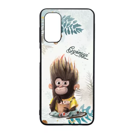 Kávés Maki - Téli mintás Samsung Galaxy A04s tok