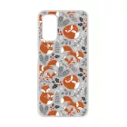 Szépséges téli róka mintás Samsung Galaxy A04s tok