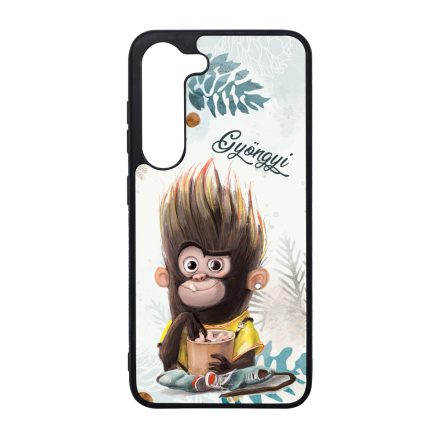 Kávés Maki - Téli mintás Samsung Galaxy A05s tok