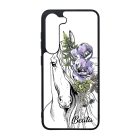 Rajzolt virágos lovas Samsung Galaxy A05s tok