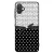 szerelem love fekete fehér pöttyös Samsung Galaxy A06 tok