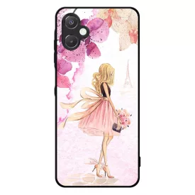 virágos fashion menyasszony párizs paris eiffel torony tavaszi Samsung Galaxy A06 tok